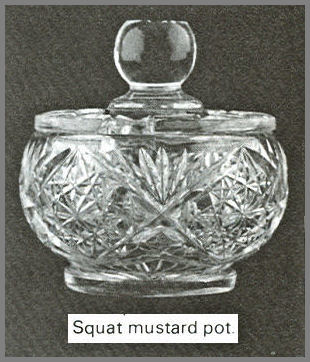 Squat mustard pot